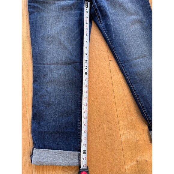 Kut from the Kloth Catherine High Rise Crop Straight Leg Jeans Women Size 12 - Picture 9 of 10